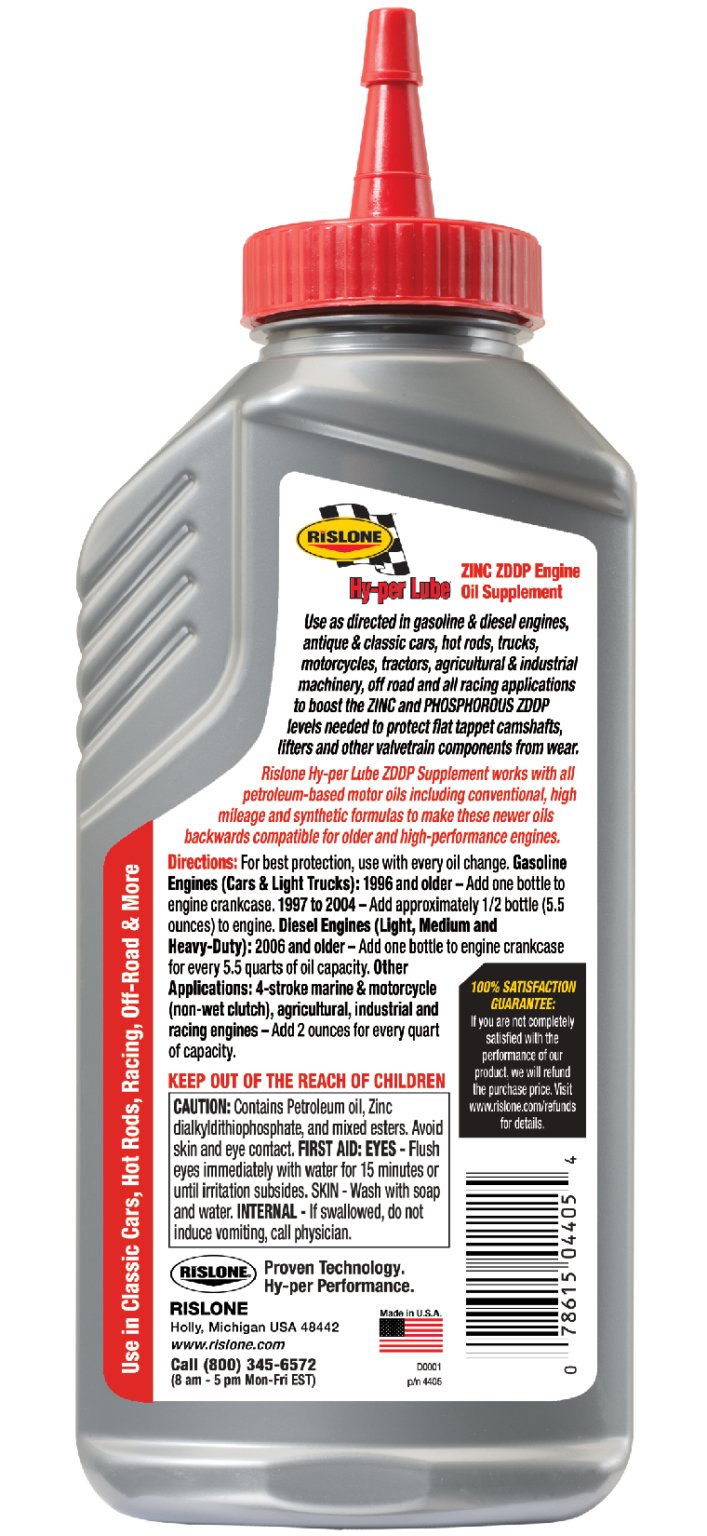 Hyper Lube Engine Oil Supplement with Zinc Treatment Rislone