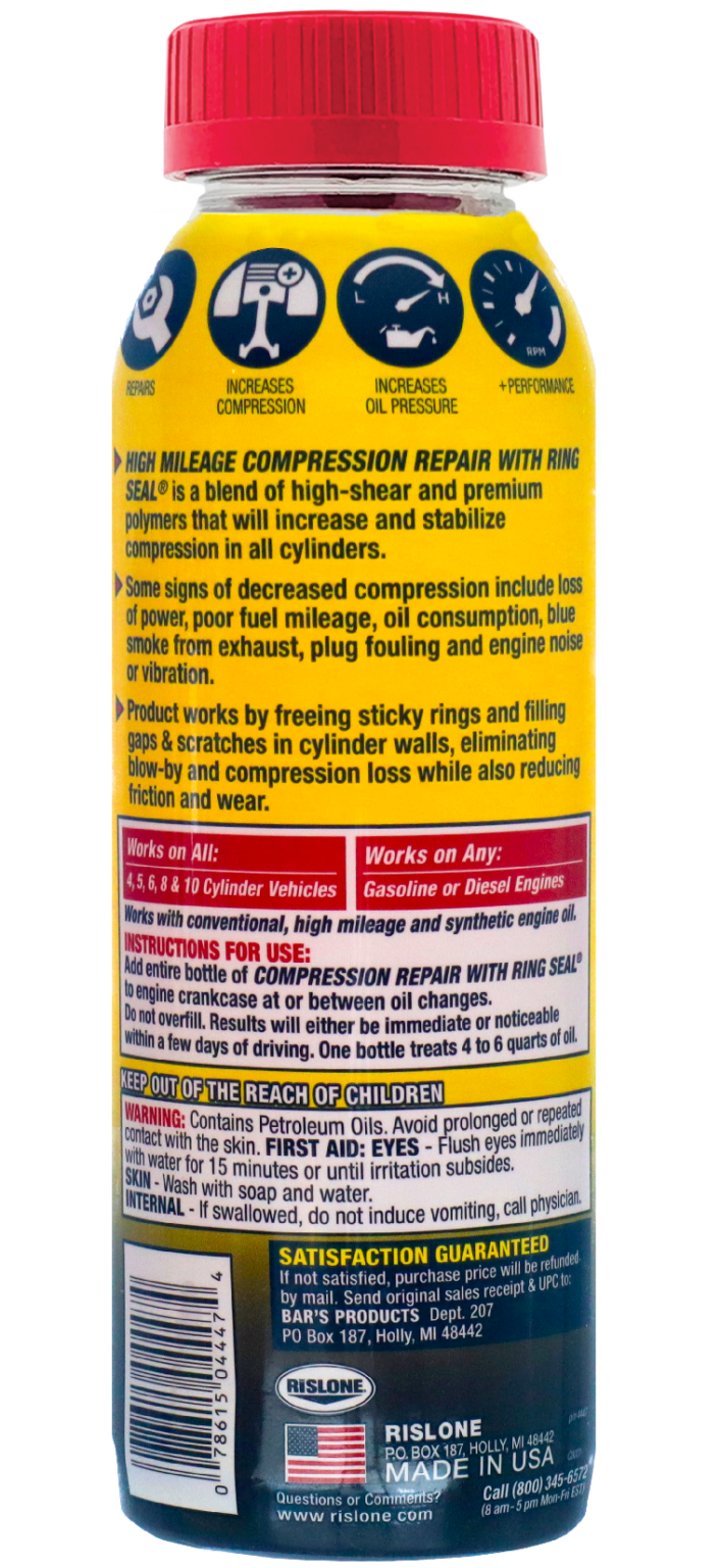 HighMileage Compression Repair with Ring Seal Rislone