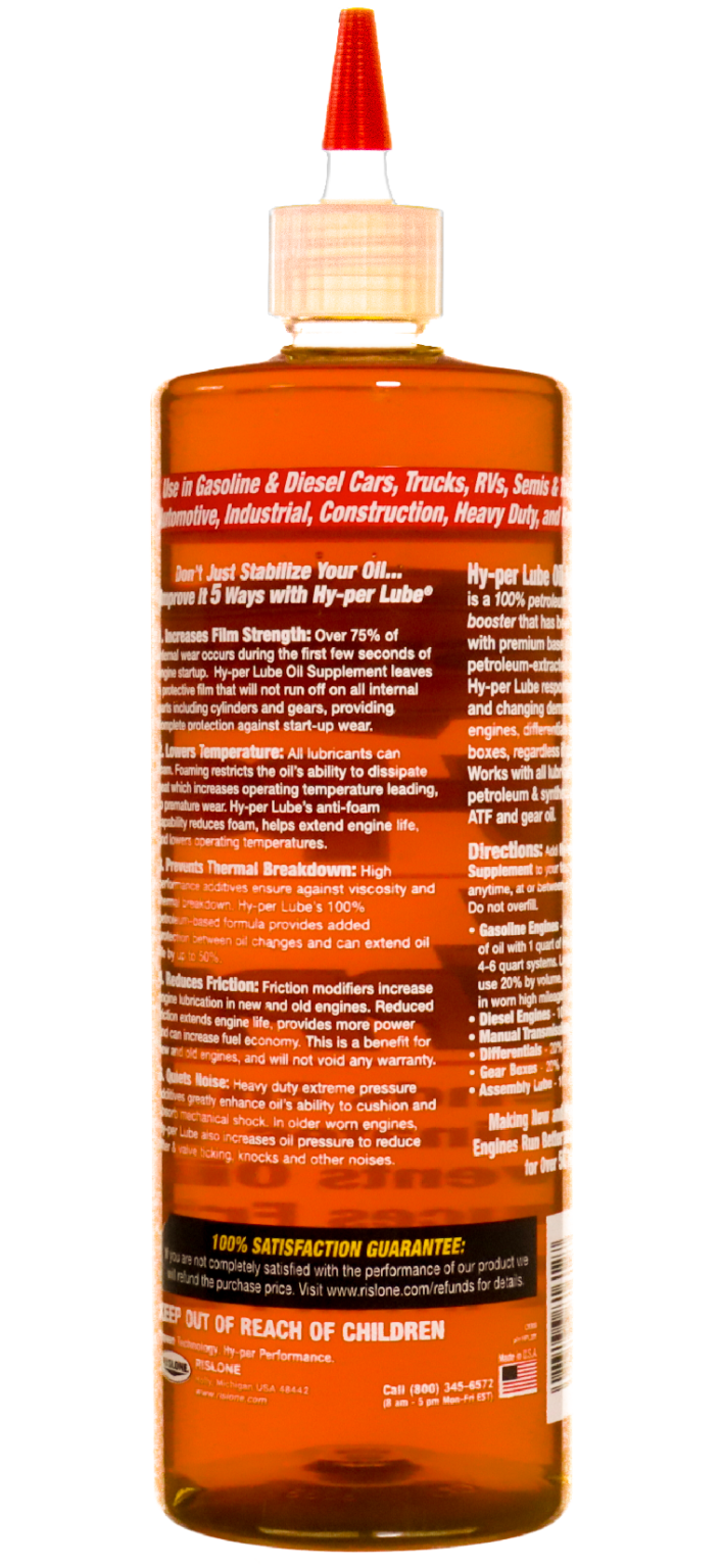 Motor Oil Lubricating Supplement Stabilizer Additive Treatment Rislone