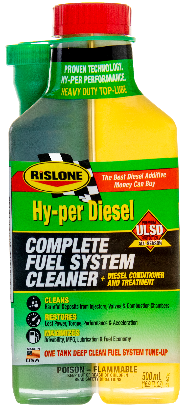 Rislone Hy-per Fuel Complete Fuel System Cleaner Gas (Pack of 4)