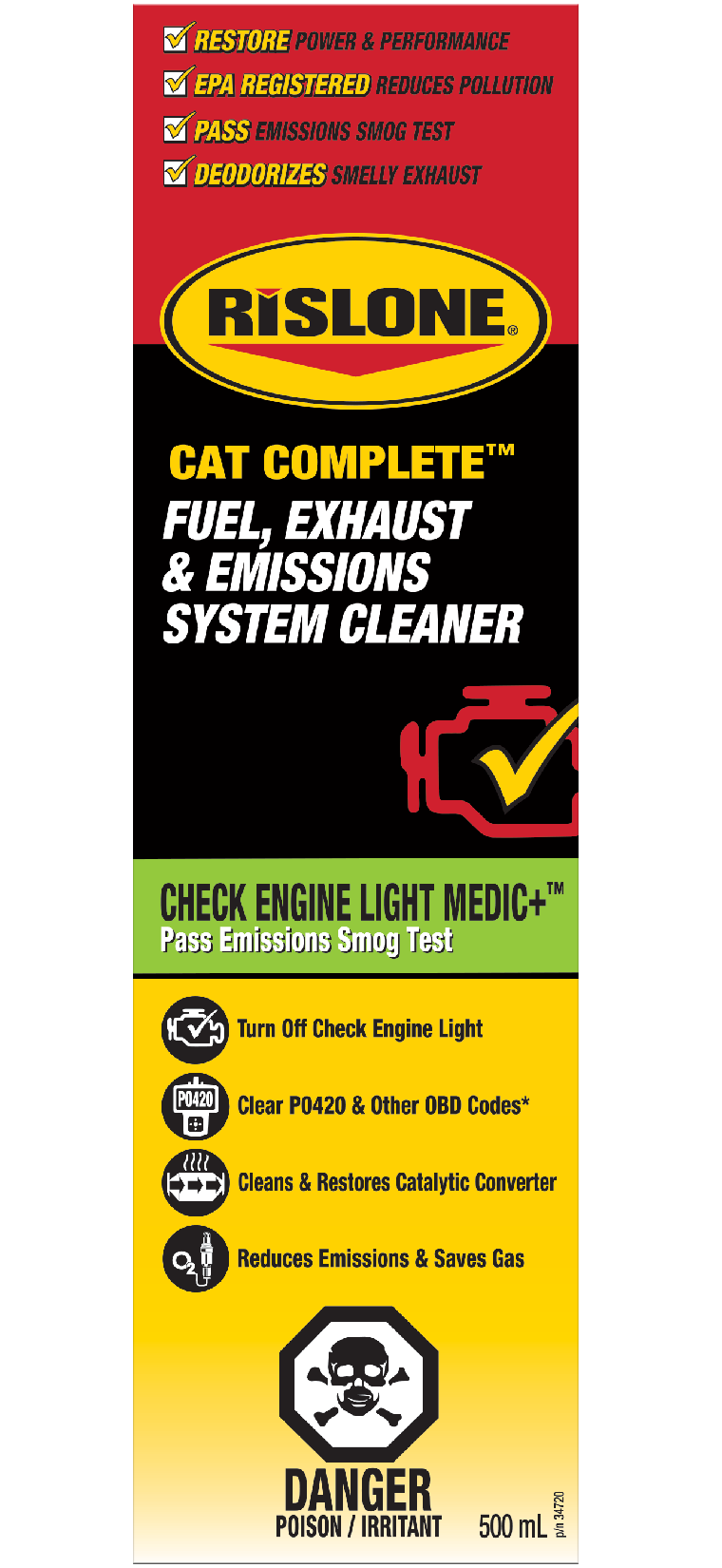 Catalytic converter cleaner high quality pass emissions test